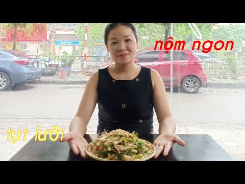 Cách làm gỏi tai heo thập cẩm