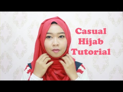 A casual hijab tutorial that you can do under two minutes! Yes, under two minutes! :D