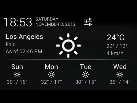 Notification Weather Premium screenshot for Android