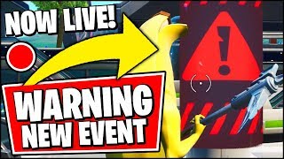 FORTNITE EVENT WARNINGS *RIGHT NOW* - WARNINGS EVERYWHERE FOR THE CATTUS MONSTER VS DOGGUS ROBOT!!