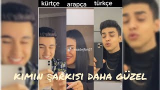Kürtçe vs Arapça vs Türkçe - Tik Tok Şarkıları ( kimin şarkısı daha güzel)