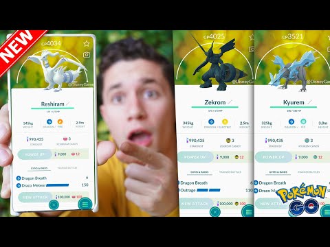 * RESHIRAM, ZEKROM, KYUREM * in Pokémon GO! NEW EPIC LEGENDARY POKÉMON + MASSIVE ANNOUNCEMENT!