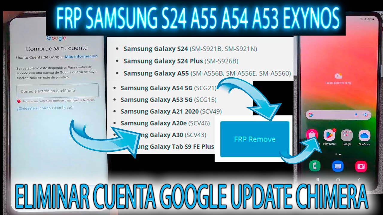 FRP SAMSUNG S24 A55 A54 A53 A21 A20 A30 TAB S9 QUITAR FRP SAMSUNG S24 A55 A54 A53 A21 A20 A30 TAB S9 QUITAR