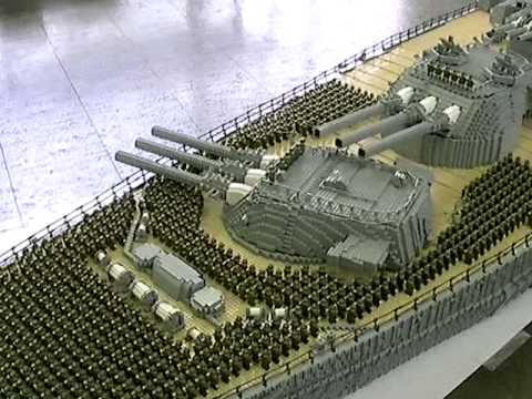 Lego Battleship on Lego Battleship Yamato Gunturret