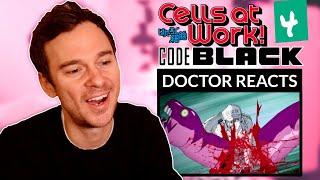 Doctor Reacts To Gonorrhea Infection In Cells At Work Code Black Episode 4