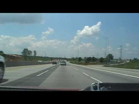 Driving from Toronto to Elora Gorge Conservation Area via Highway 401 and Hanlon Parkway