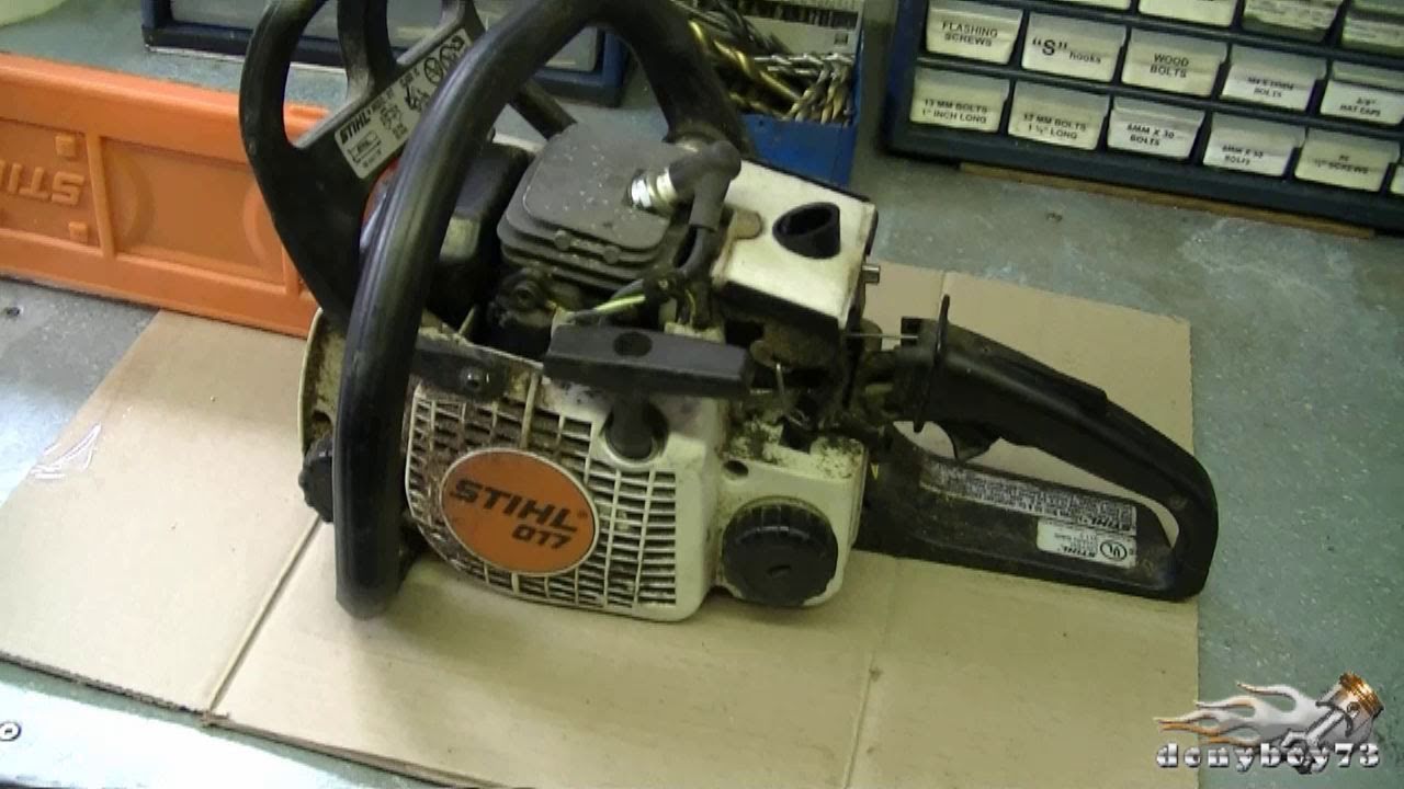 HOW TO - Carburetor & Fuel Line Repair on STIHL 017, MS170, 018, M180