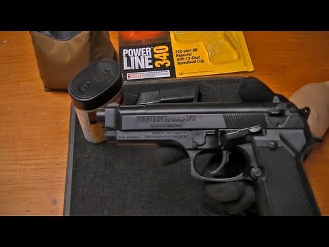 Daisy Powerline 340 BB Gun - First Shoot - YouTube