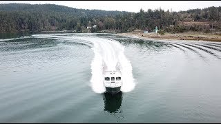 24' Silver Streak Swiftsure Underway