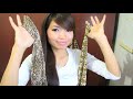 How to: 4-Strand Braid with Wrap-Around Scarf Hairstyle