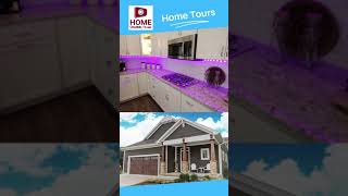 Custom Ranch Home with Waterfront Views (1-Min. House Tour) - Interior Design Inspiration - #shorts
