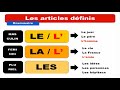 [Learn French] The articles