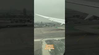 Landing To Lax Airport In Los Angeles