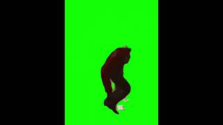 An Speakerman Flying Green Screen.