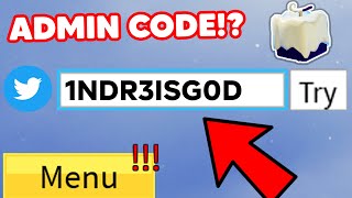 This NEW *ADMIN* CODE Gives FREE FRUITS in BLOX FRUITS!