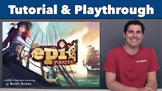 Tiny Epic Pirates Tutorial & Playthrough