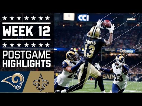 Rams Vs Saints Nfl Week 12 Game Highlights Rams Vs Saints Nfl Week 12 Game Highlights