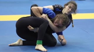 Women's Nogi Jiu-Jitsu: Melanie Iverson Rear Naked Choke Submission