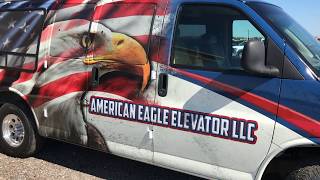 Van Wrap & Fleet Wrap for American Eagle Elevator in Dallas, TX | Wrapped by Wrap Garage