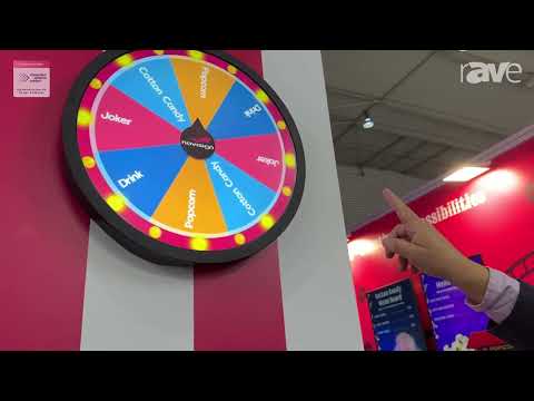 ISE 2024: NoviSign Demonstrates Digital Signage Software Wheel of Fortune Prize Wheel