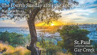 Fourth Sunday after the Epiphany | 1.29.23