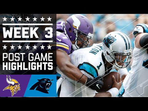 Vikings Vs Panthers Nfl Week 3 Game Highlights Vikings Vs Panthers Nfl Week 3 Game Highlights
