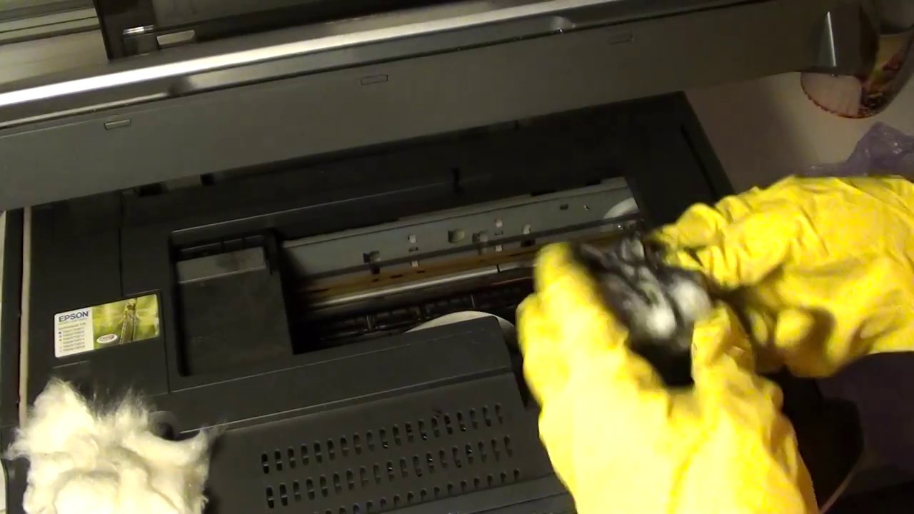 Почему принтер epson l210 печатает полосами Почему принтер epson l210 печатает полосами