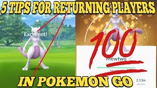 5 Tips And Tricks For Returning Players For Pokemon Go