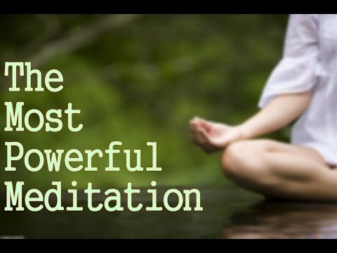 The Most Powerful Mediation You Can Do! ( Connect with God!)