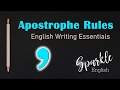 Apostrophe Rules | How to Use Apostrophes | English Writing Essentials