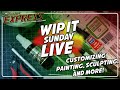 Customizing Action Figures - WIP IT Sunday Live - Episode #51 - Painting, Sculpting, and More!