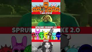 I Am Steve Vs Uvu Meme Incredibox Sprunki