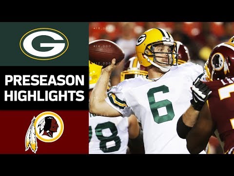 Packers Vs Redskins Nfl Preseason Week 2 Game Highlights Packers Vs Redskins Nfl Preseason Week 2 Game Highlights