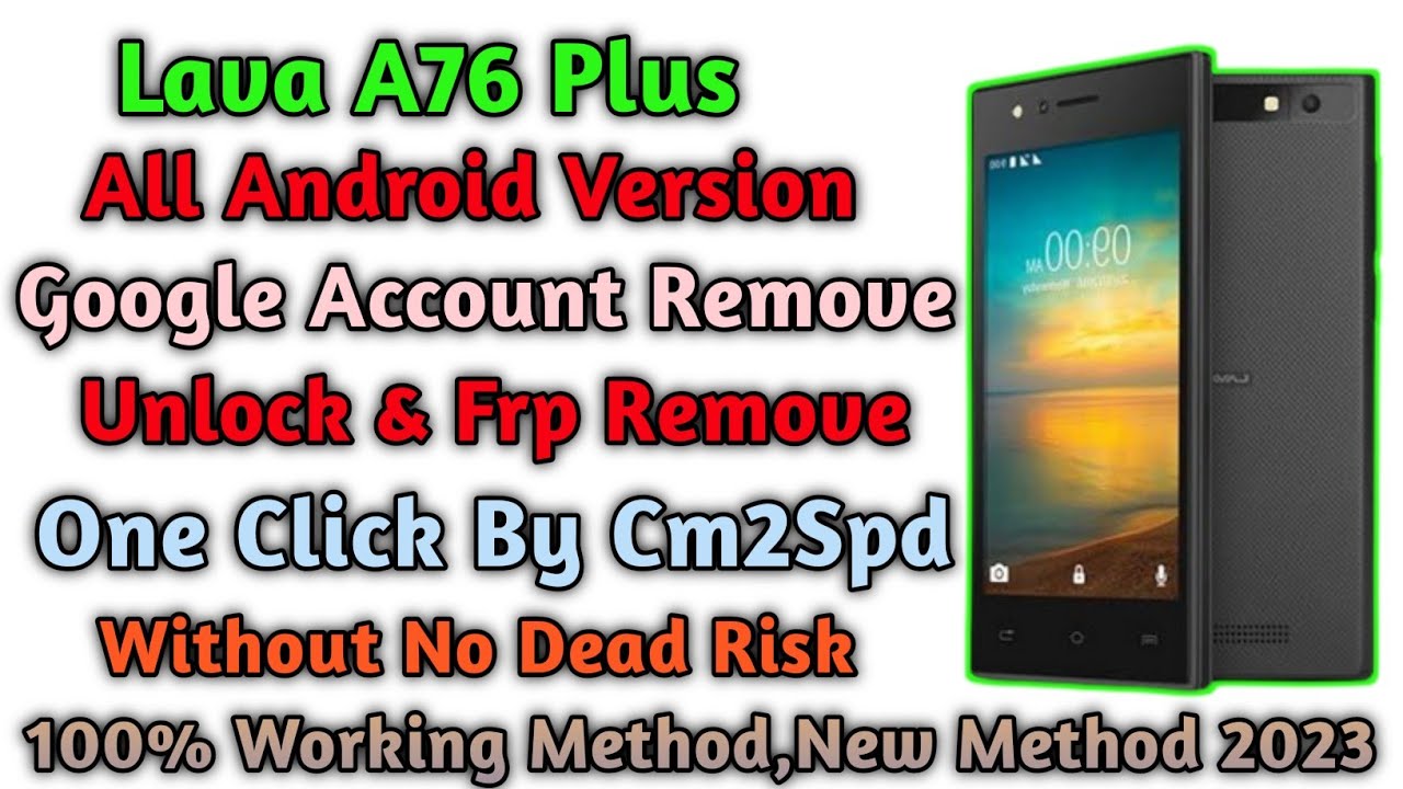 Lava A46plus frp remove by Umt/100% working method/New Lava A46plus frp remove by Umt/100% working method/New
