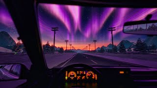 Northern Lights Drive - 12 Hours - 4K 60Fps