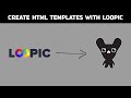 Trying out Loopic to create a simple CasparCG Lower Third HTML Template