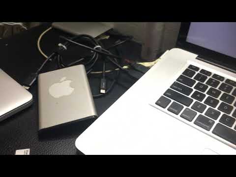 Chạy lại HĐH cho macbook 2016 trở về trước dùng ổ cứng ngoài