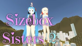 Sizebox Giantess Growth Animation - Sizebox Sisters 2 Video 1
