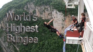 Do you dare to go on the world's highest bungee jump?