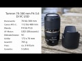 Видео Das Telezoom-Duell: Tamron 70-300 mm VC USD vs. Canon EF 70-200 mm 4 L USM