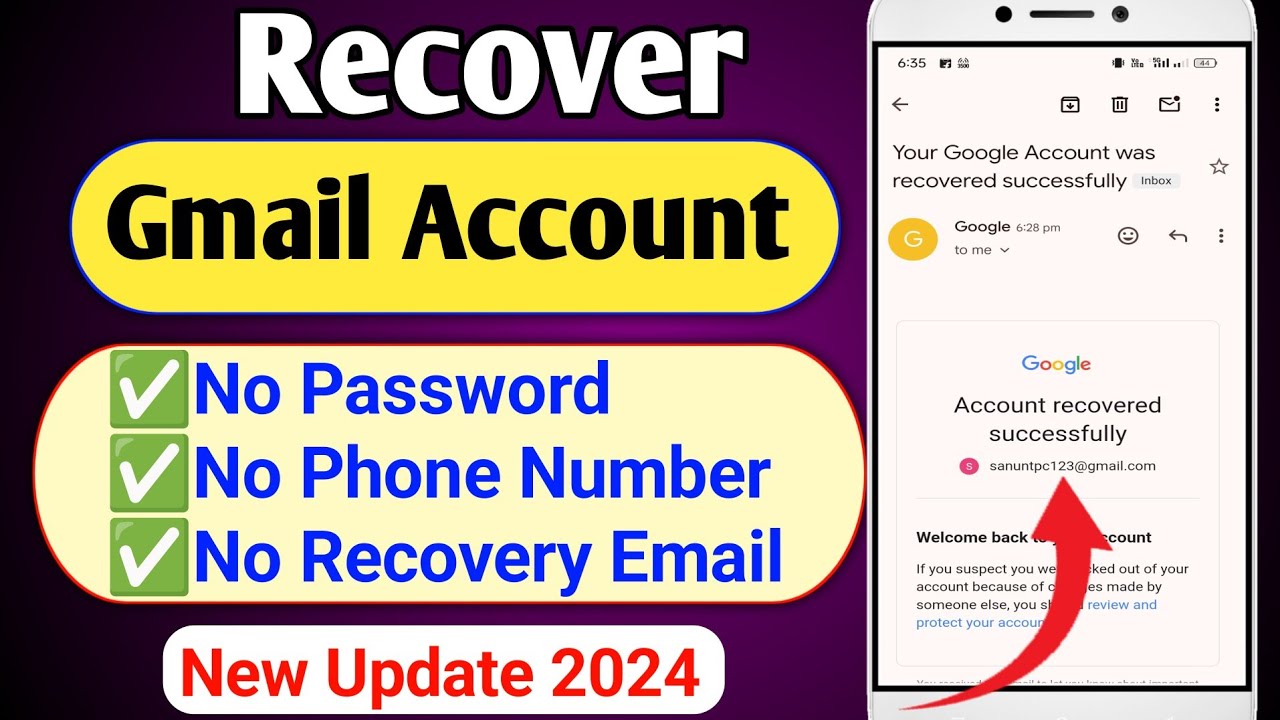 Gmail account recovery kaise kare 2024 | How to recover Gmail account recovery kaise kare 2024 | How to recover