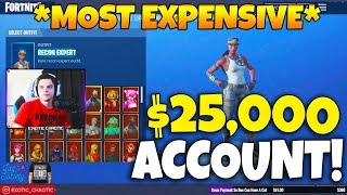 Epic CONFIRMED the MOST EXPENSIVE Fortnite Account EVER! (EVERY SKIN RELEASED) Fortnite Moments 189