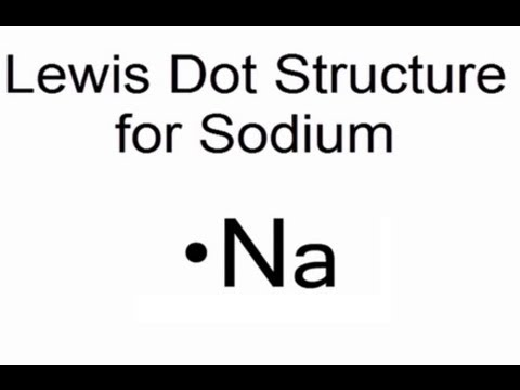 Lewis Dot Structure For Sodium  Na