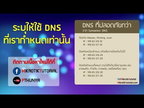 ระบุให้ยูสเซอร์ใช้ DNS ที่เราเป็นผู้กำหนดเท่านั้น
