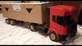 How To Make Container Trucks RC (SCANIA) Amazing cardboard DIY How To Make Container Trucks RC (SCANIA) Amazing cardboard DIY