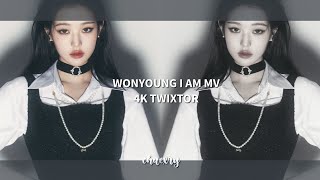Wonyoung I Am Music Videomv 4K Sharpened Twixtor Clips