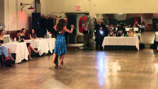 Tango Demo At Paradiso Milonga - Tarek & Elizabeth 2
