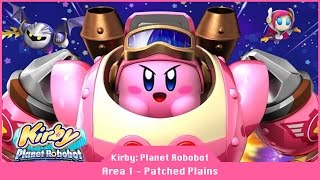 Kirby Planet Robobot - Part 1 - Area 1: Patched Plains (Clanky Woods) - 100% Code Cube Walkthrough