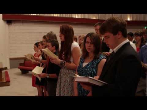 St Patrick's Breastplate, from the Cantus Christi (Canon Press) sung at the New Saint Andrews College Convocation 2012.