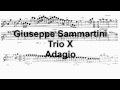 Adagio - Trio Sonata X - Giuseppe Sammartini